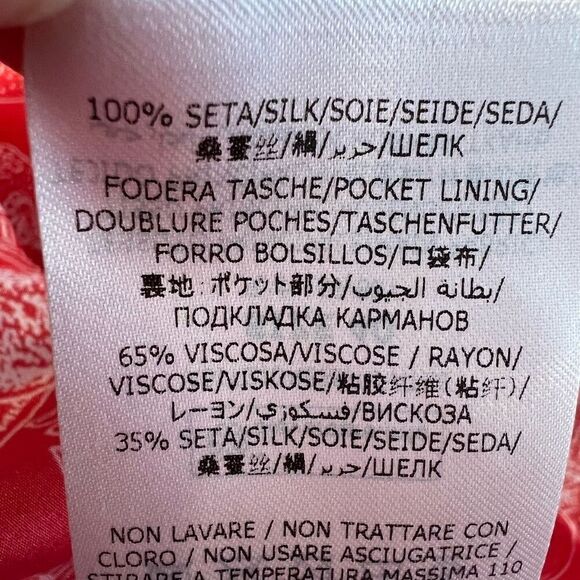 Stella McCartney Mushroom-Print Cap-Sleeve Mini Dress Size 40 (M/8) - Picture 9 of 12